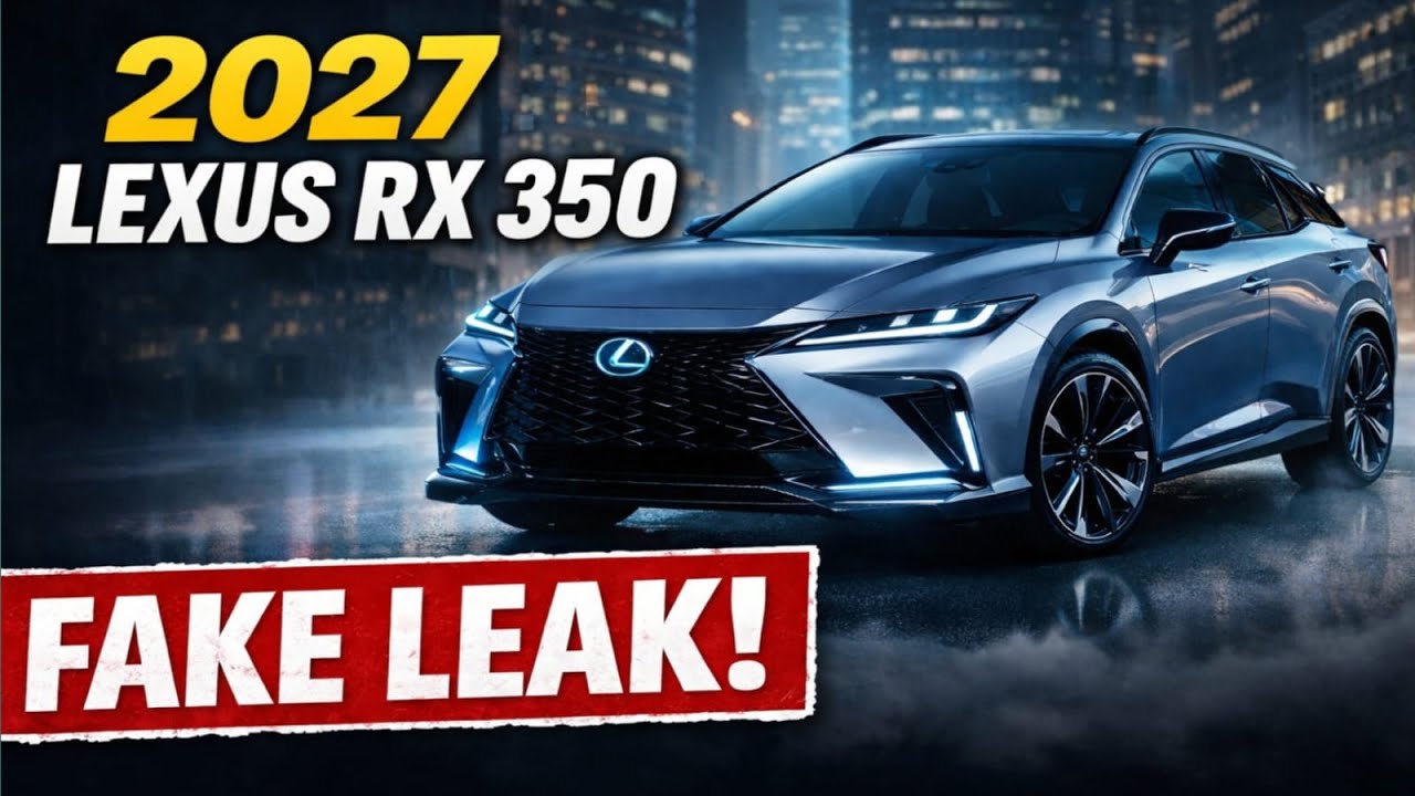 2027 Lexus RX 350 “Leak” EXPOSED – It’s Not Real!