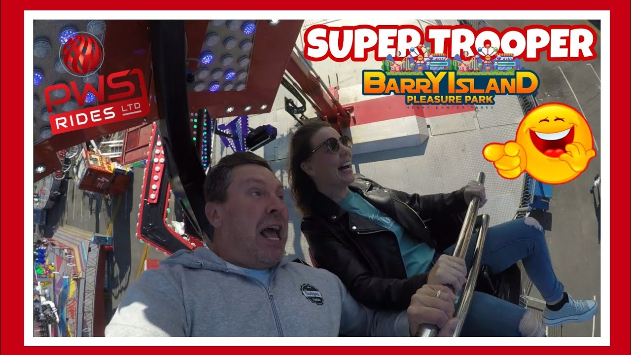 RIDING SUPER TROOPER WITH THE MRS 🤣(BARRY ISLAND PLEASURE PARK)
