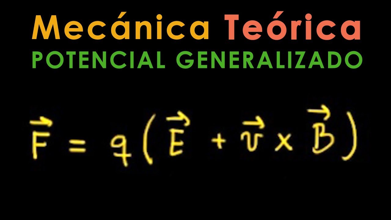 7 - Mecánica Teórica [POTENCIAL GENERALIZADO: CAMPO ELECTROMAGNÉTICO]