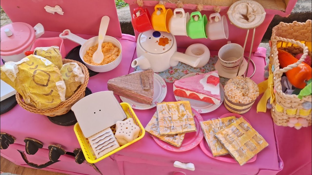 Preparei um SUPER Café da Tarde para os Babys ☕🍰 (ficou muito fofo!)