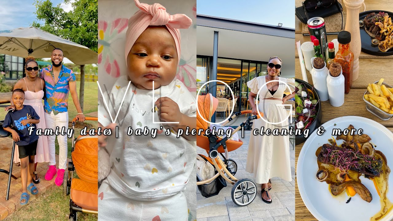 VLOG: moving to Dubai| family dates| baby’s piercing | cleaning & more| South African YouTuber🇿🇦