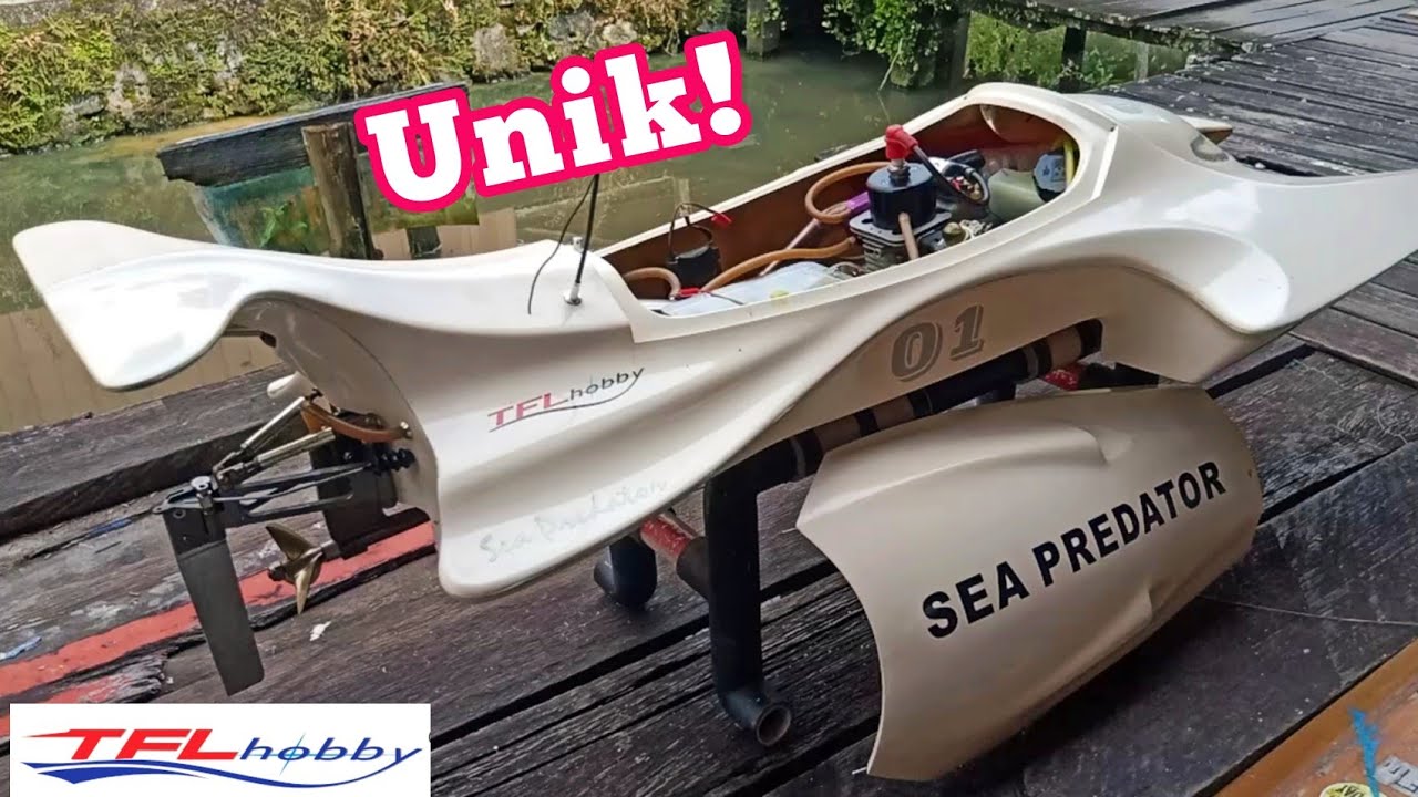 SEA PREDATOR gasoline RC Boat Zenoah Engine 26cc | TFLhobby