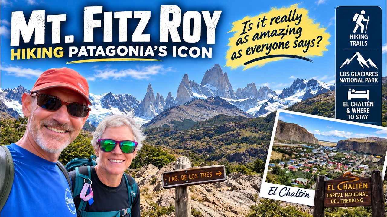 Did we see the Patagonia logo up close? El Chalten, Argentina!