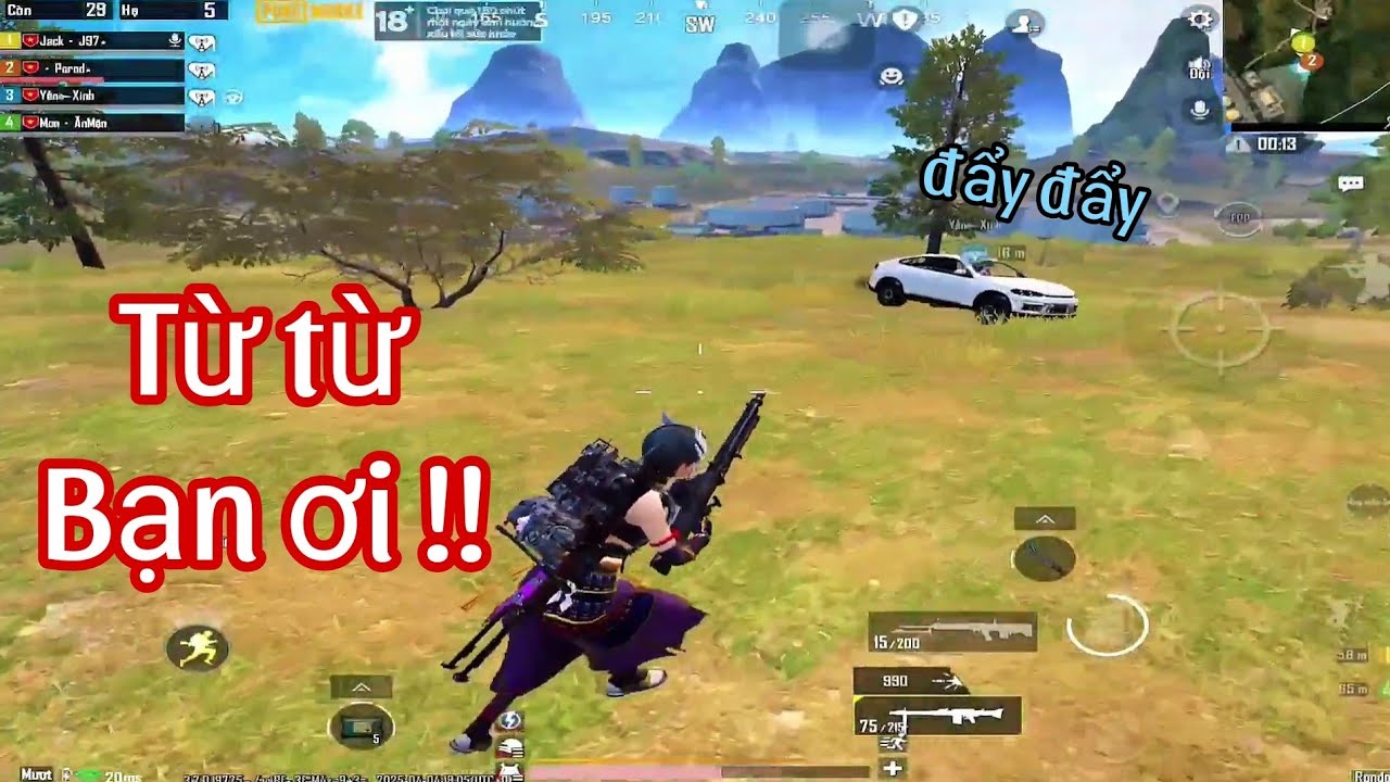 PUBG Mobile: Gặp Bạn nữ tay to siêu MÁ.U CHIẾN bắn Sniper như ha.ck.......
