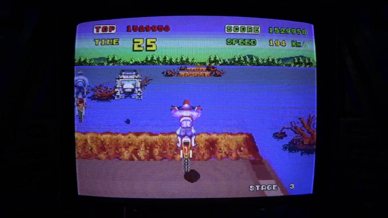 Enduro Racer (Sega, 1986) Arcade Spielautomat (Standger&auml;t)