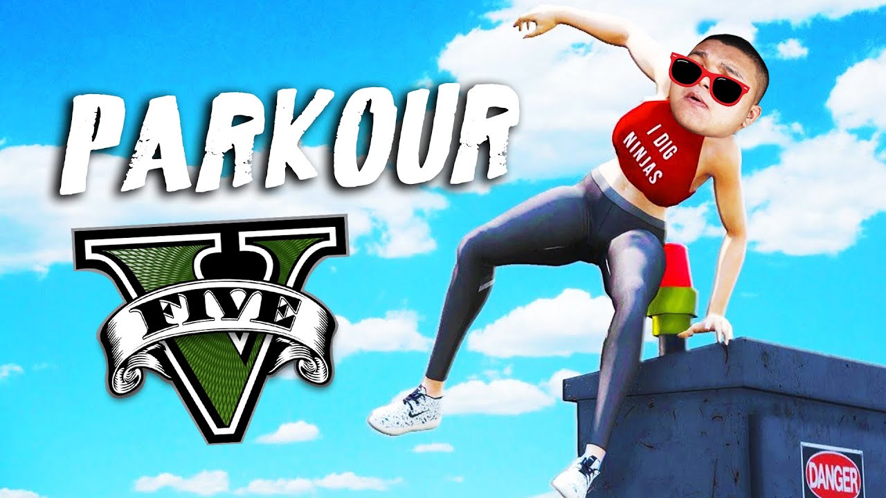 OOHAMI ''TRY HARD MODE😎'' PARKOUR! - GTA 5 Online (Malaysia) w/ TeamFires & Fabulouss