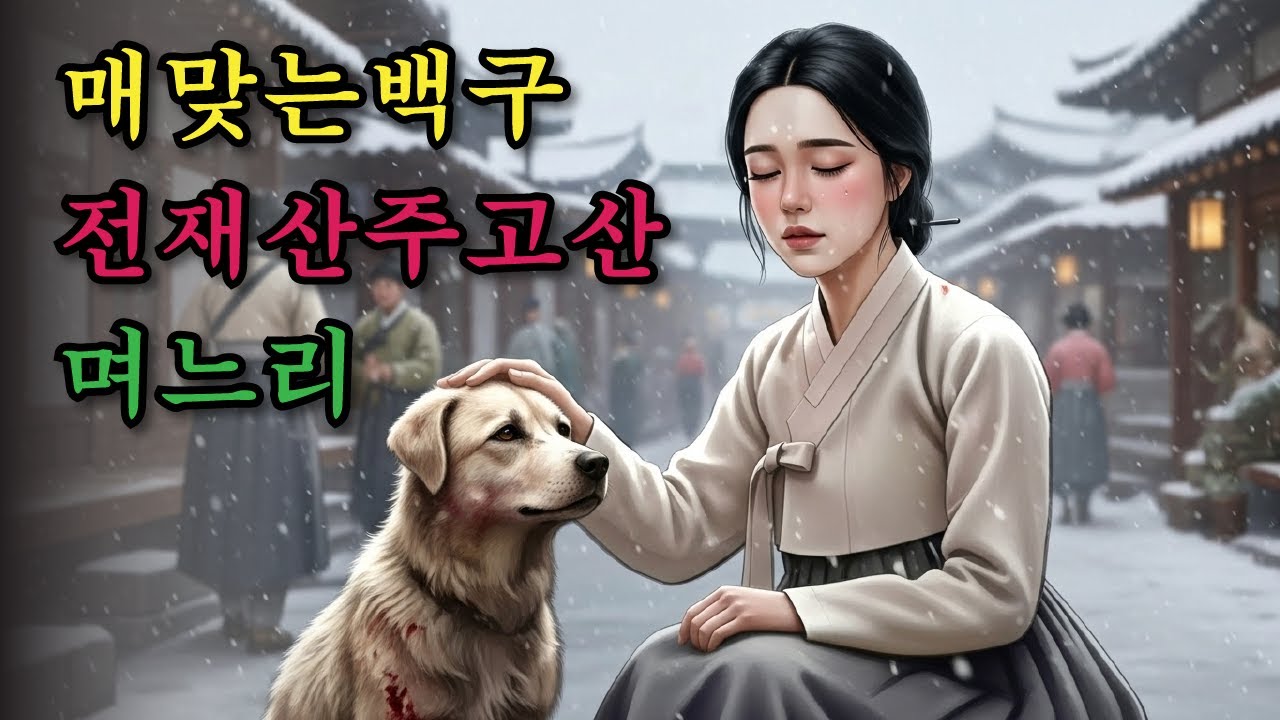 아들 못 낳아서 쫓겨난 며느리, 죽어가던 백구 샀더니 3년 뒤 충격적인 반전 ｜ 야담 옛날이야기 오디오북 수면동화 전설 민담