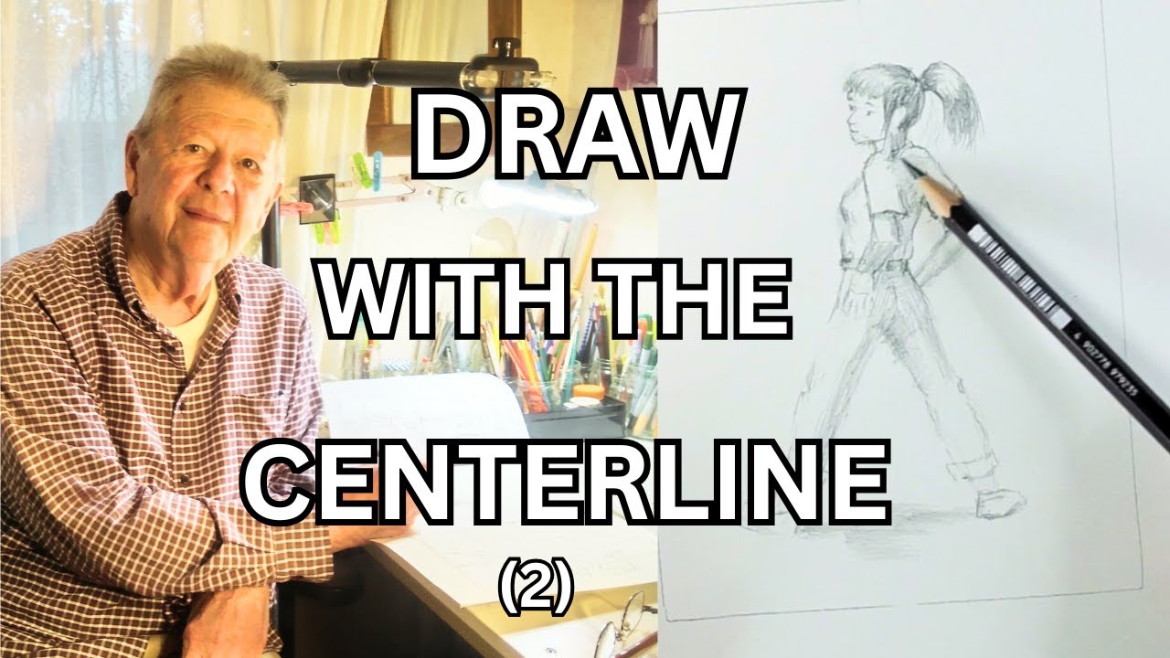 How to Draw a Standing Figure With the Centerline Step by Step