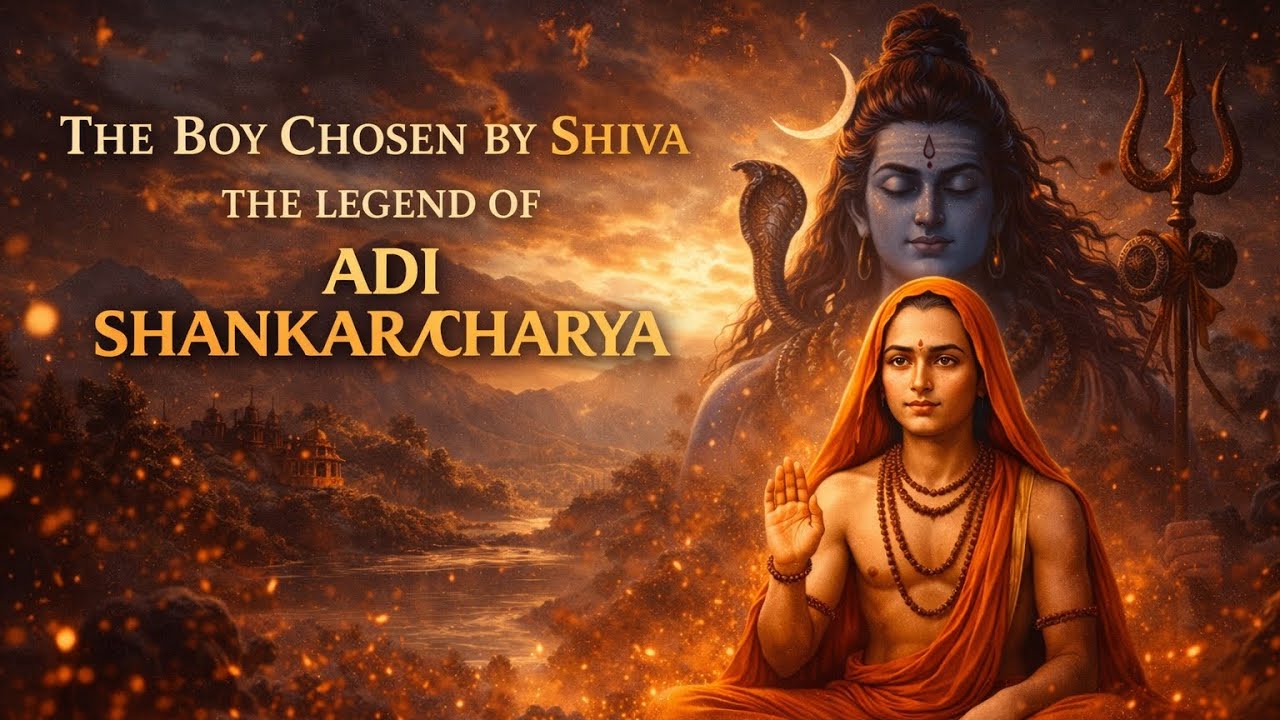 The boy chosen by Shiva. The legend of Adi Shankaracharya