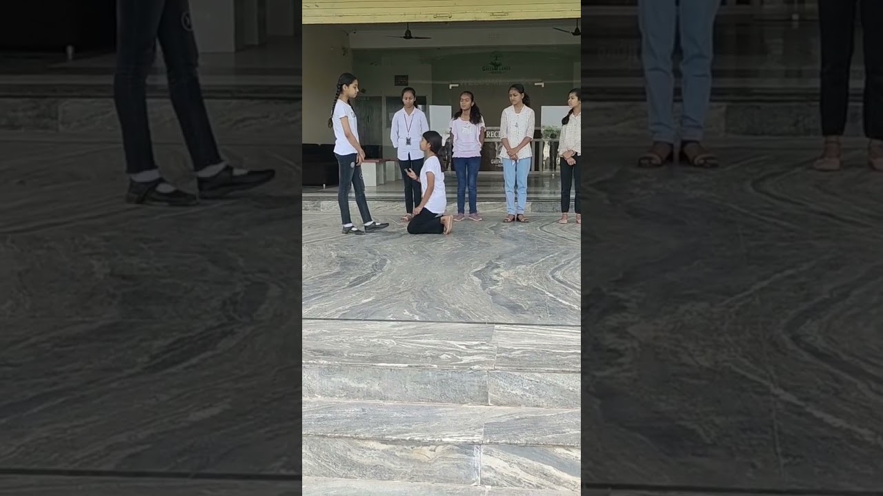 Students presented a short drama on Women's Empowerment ।। Greenlands School Porsa Morena M.P
