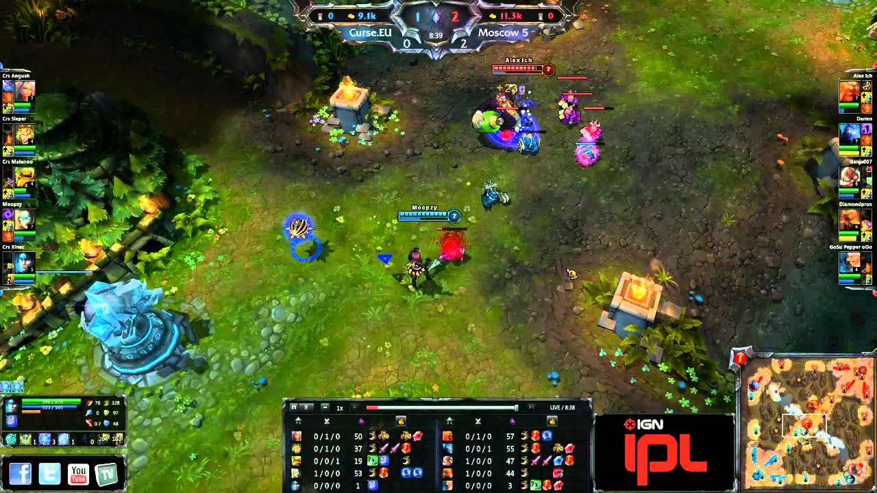 Moscow Five vs Curse.EU - Game 3 - IPL Elites EU Cycle 1 - League of Legends