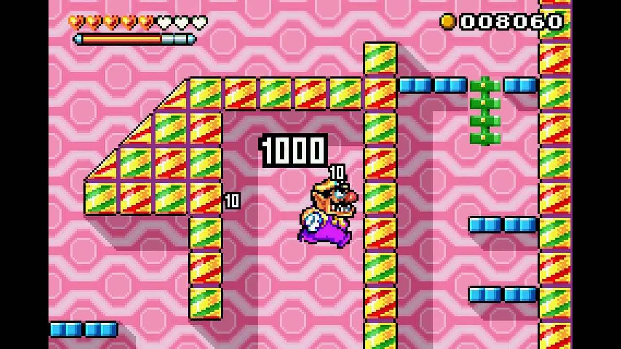 Wario Land 4 - Topaz Passage - Toy Block Tower