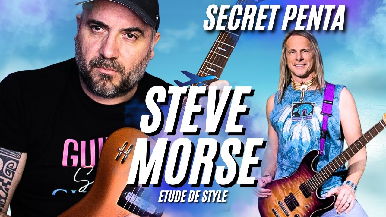 Les PENTATONIQUES de Steve MORSE : chromatismes, aller-retour, country licks  (+TABLATURES)
