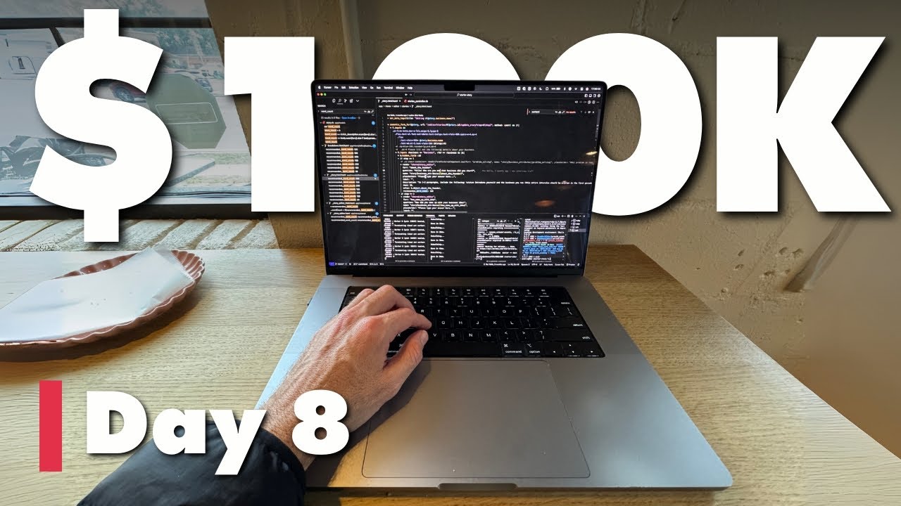 Watch me find an idea, build, & launch it in 23 minutes | $100K Challenge Day 8