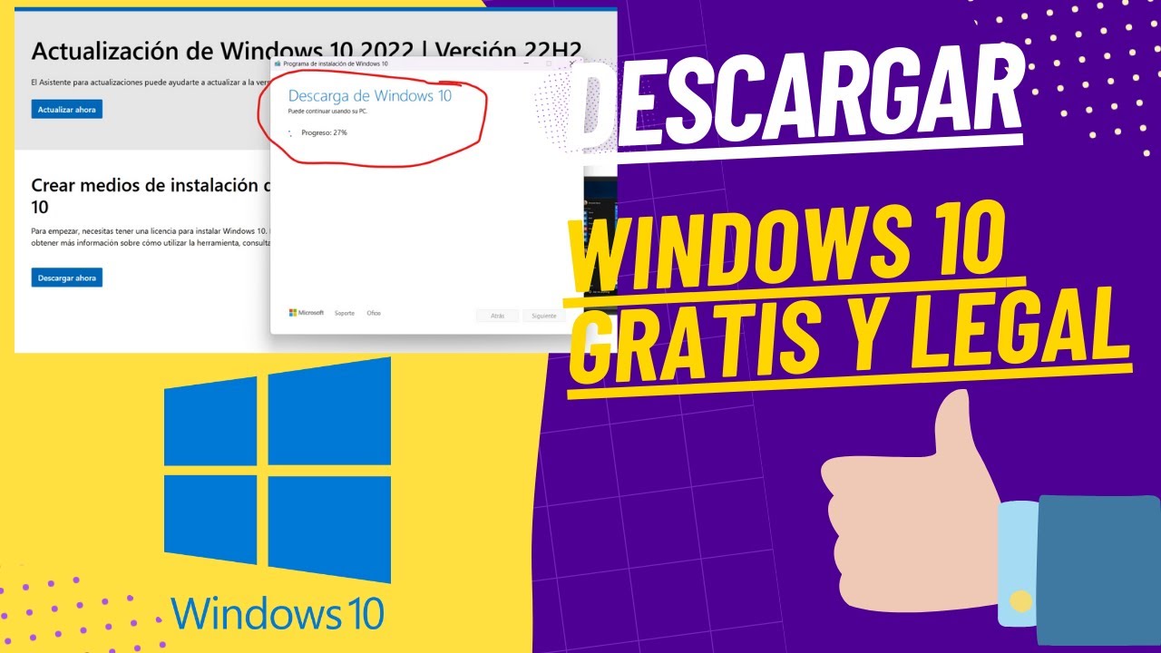 Como DESCARGAR Windows 10 GRATIS en 2025