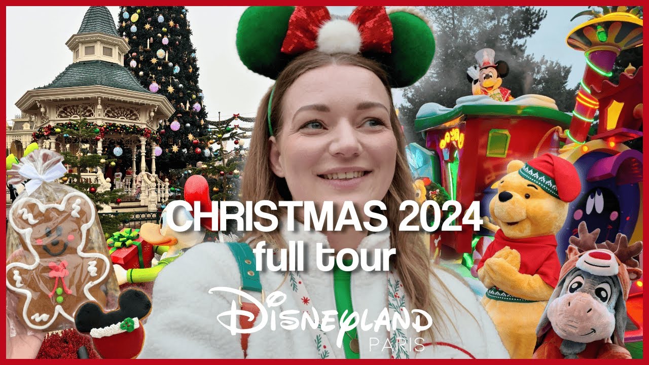 KERST IN DISNEYLAND PARIS 2024 🎄🎅🏻 CHRISTMAS PARADE, MERCHANDISE, CHARACTERS & CHRISTMAS SNACKS