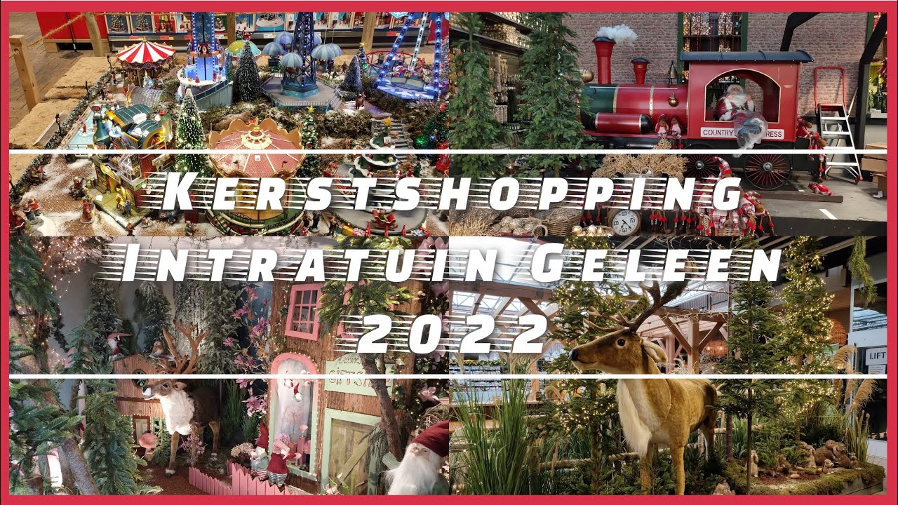 Kerstshow (Christmas shopping) Intratuin Geleen met bewegende beelden en attracties 2022