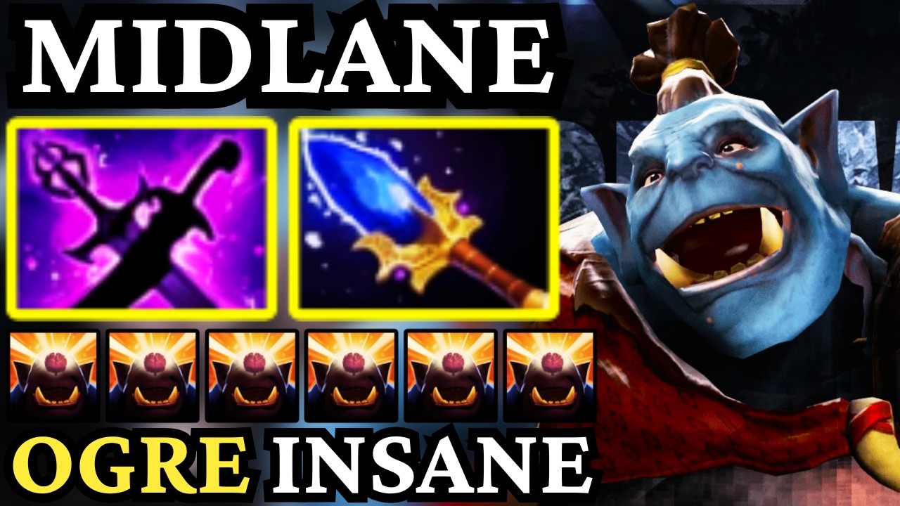 🔥 This Insane Ogre Magi Midlane Play Will Give You Free Wins 🔥 Dota 2 Mid