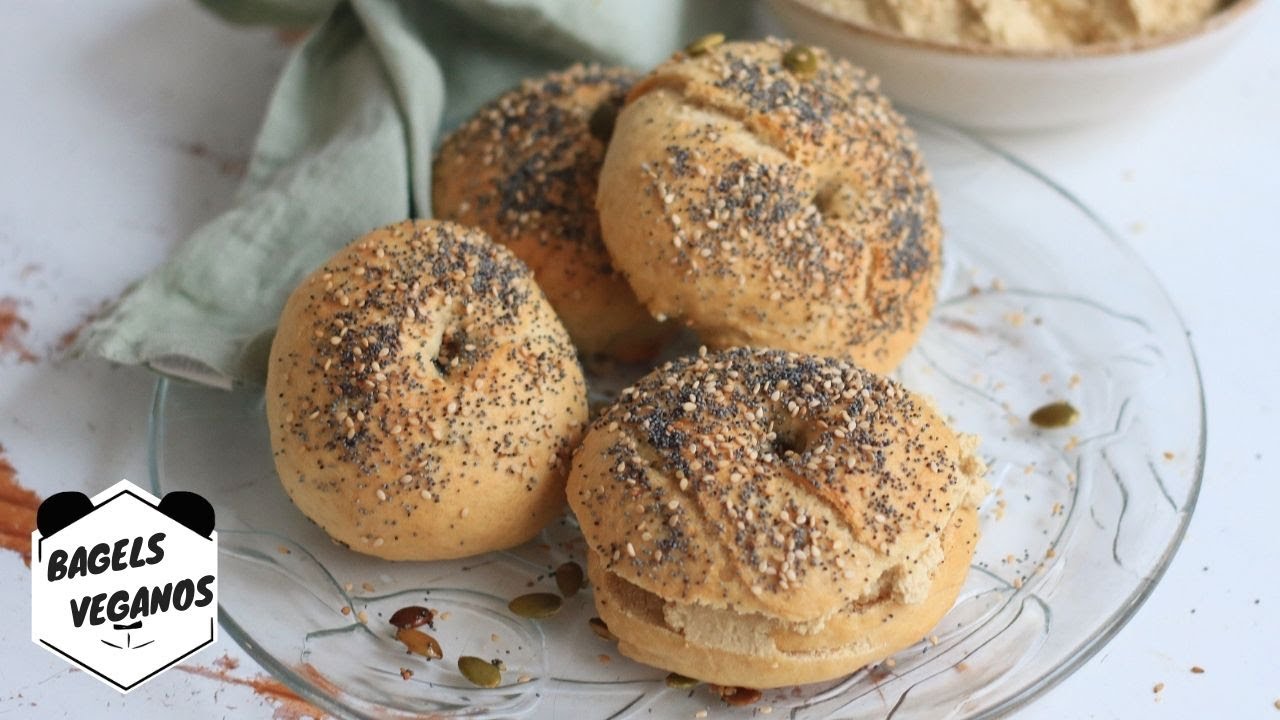 BAGELS (receta VEGANA) | Living Like A Panda