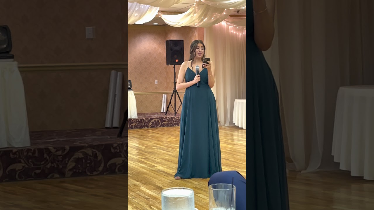 Maid of Honor Speech for sister !