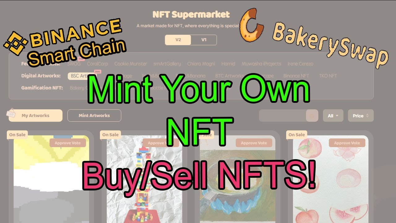 BakerySwap NFT Market Place | How To Mint / Buy / Sell NFT On BSC?