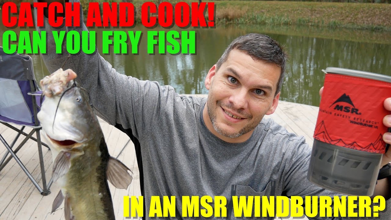 CATCH AND COOK Using the MSR Windburner Cook System! - Thanksgiving Special