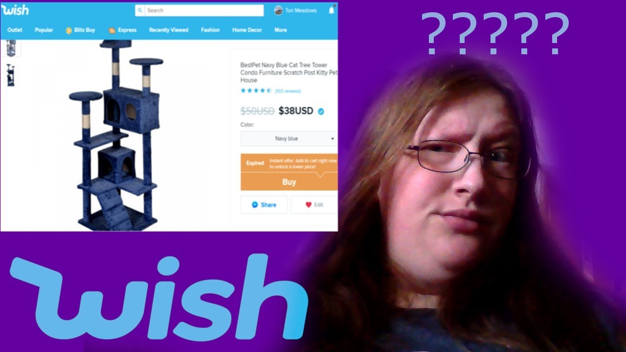 WISH Cat Tree UNBOXING/BUILD
