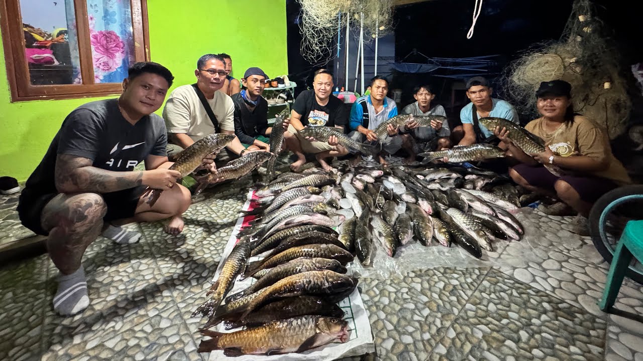 Empat Guni Ikan Empurau Dan Semah Hasil Pertualang Ulu Sungai Kanyau,Kalimantan Barat // 