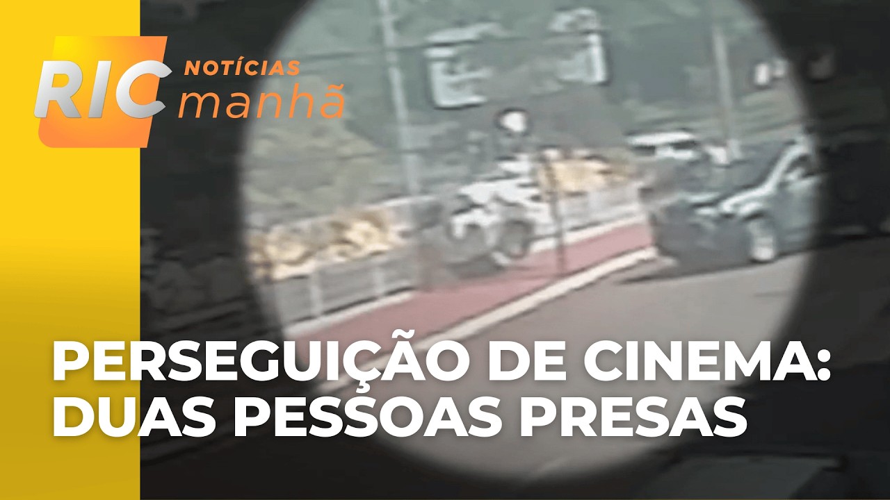 Perseguição de cinema termina com dois presos! Carro furtado da prefeitura foi recuperado