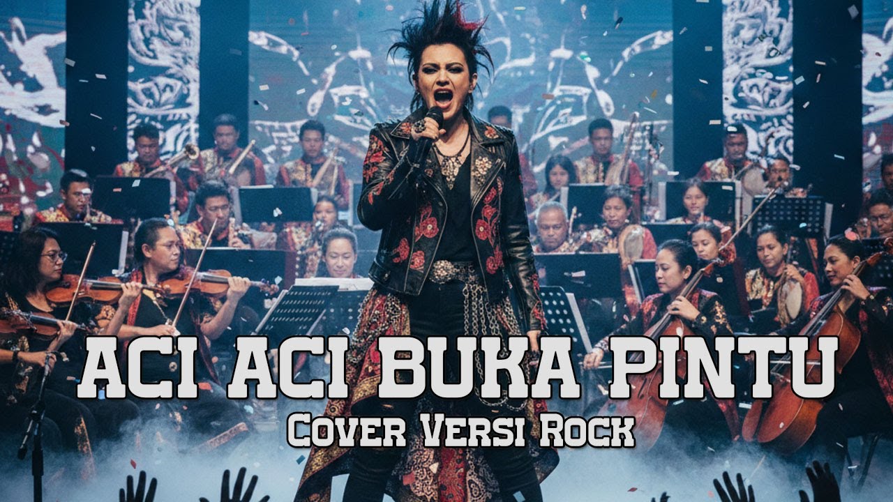 P. RAMLEE - ACI ACI BUKA PINTU | ROCK RANCAK | VOKAL WANITA (LIRIK)