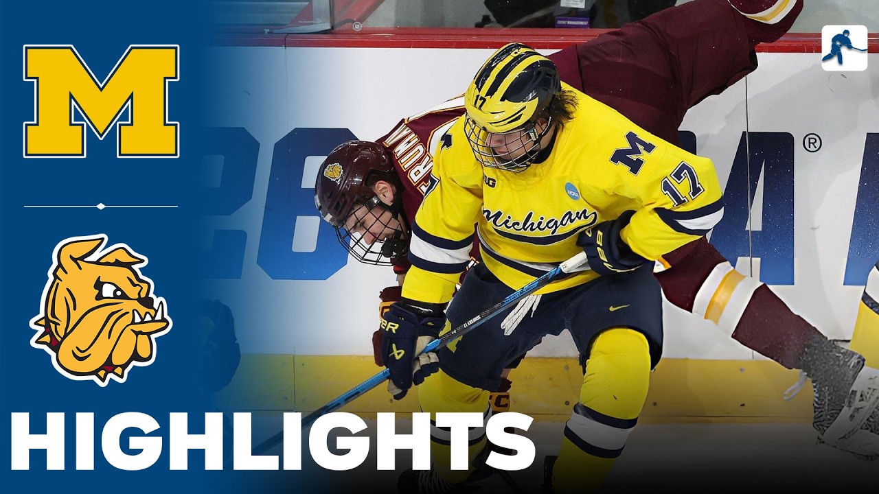 Michigan vs Minnesota Duluth | NCAA College Hockey | Highlights - March 29, 2026