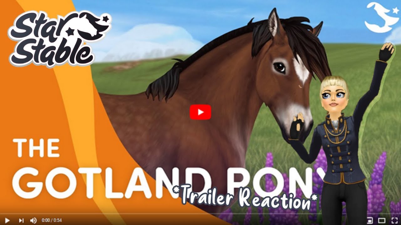 Star Stable Reacting to the Official GOTLAND PONY Trailer 😍
