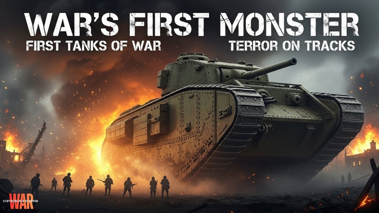 Terror And Metal: The Very First Tanks Of The WW1 | Greatest Tank Battles | war oepration| 