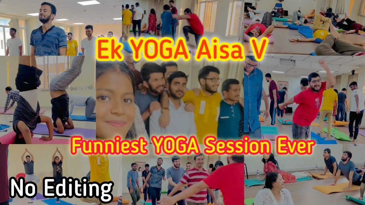 FUNNY YOGA CLASS| No editing| Training | Income Tax Inspector | #vlog #viral #kolkata #training