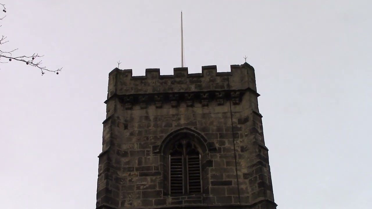 Elland parish church bells rung for the first time on a saturday