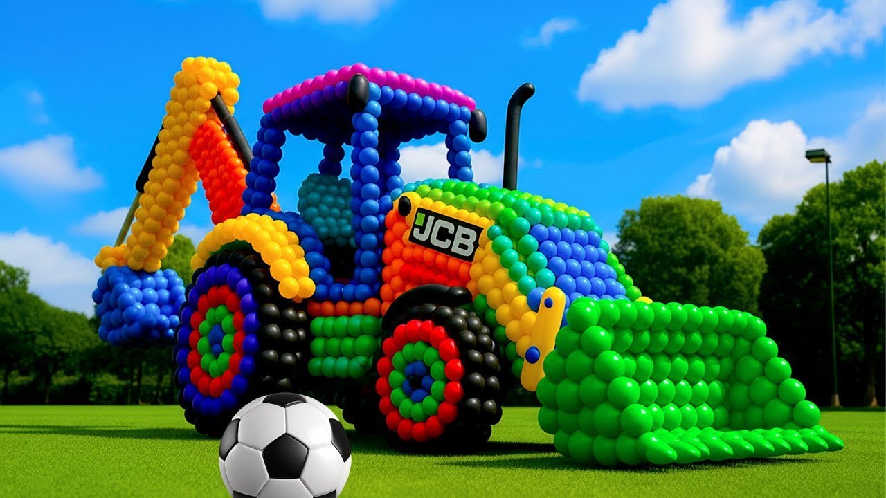 The mascot vibrato assistant JCB placed on the football field is popular, co-produced, and creative