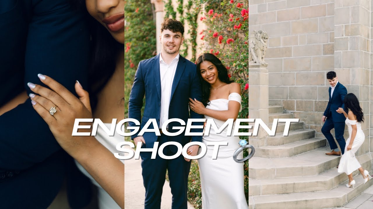 ENGAGEMENT PHOTOSHOOT (our last video together before the wedding week)