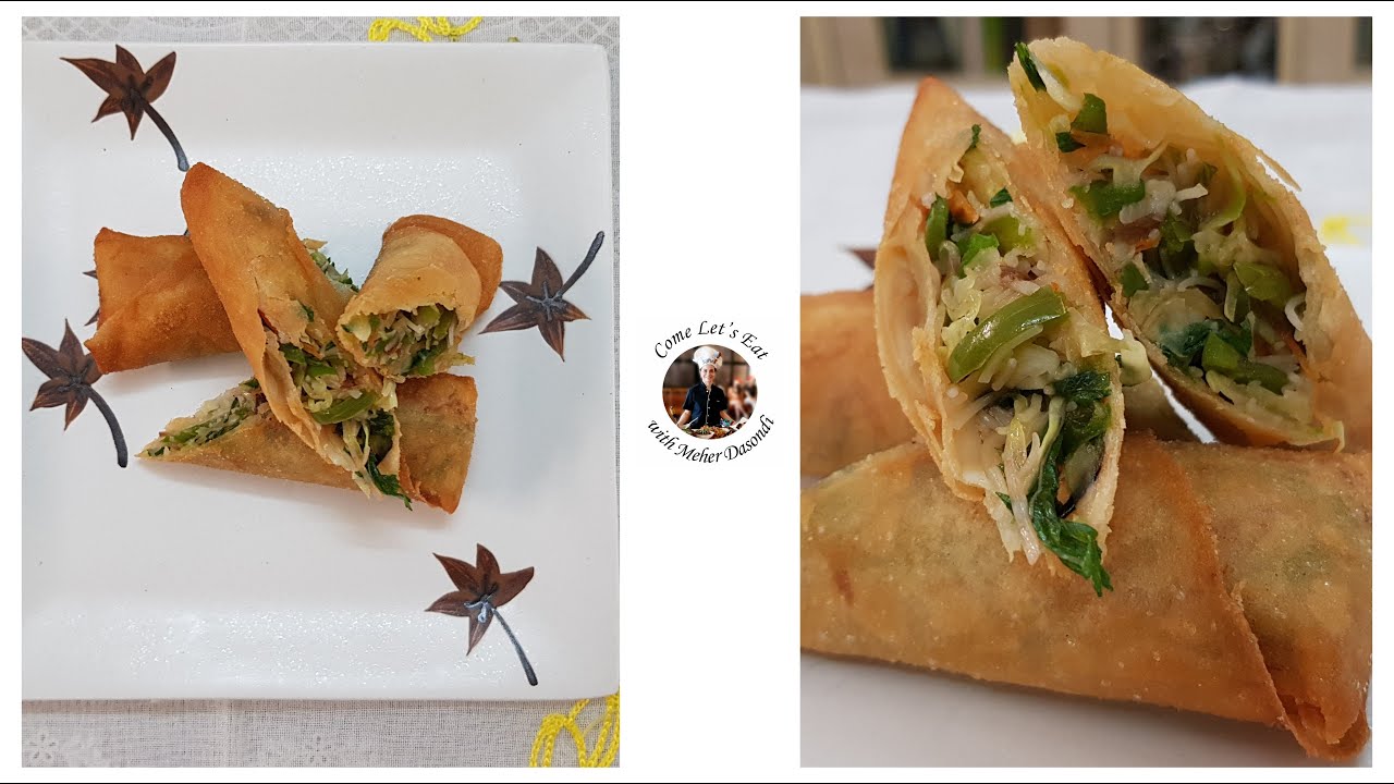 VEGETABLE SPRING ROLLS @MeherDasondi-ComeLetsEat