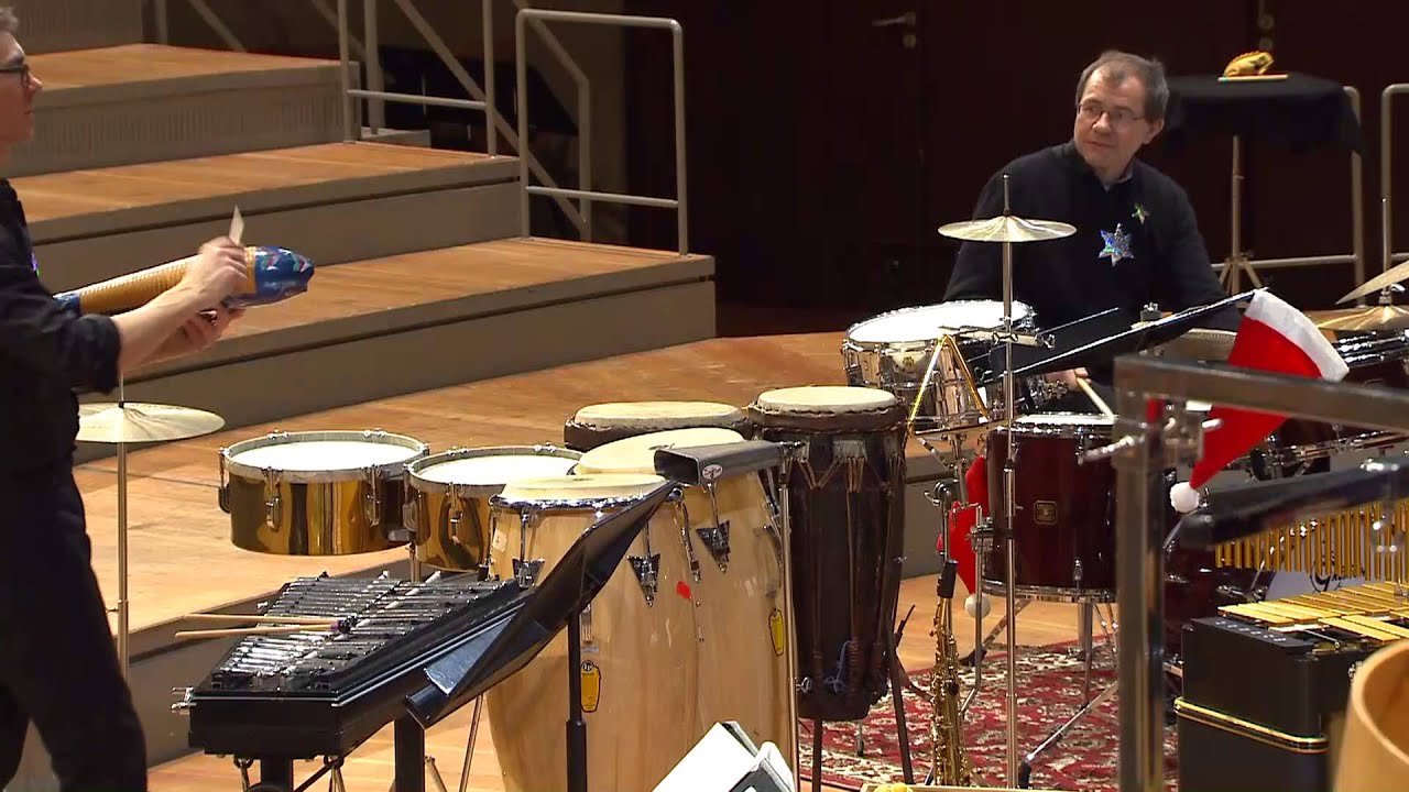 Christmas concert of the Berliner Philharmoniker's percussionists
