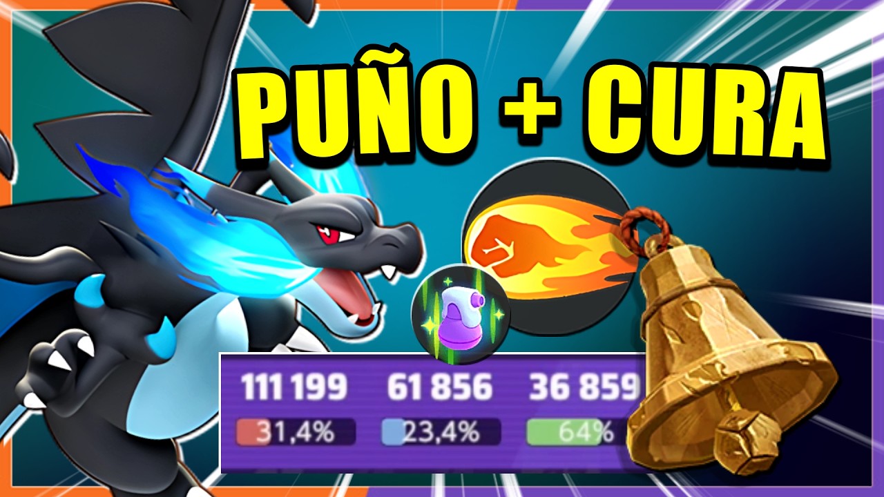 Cada PUÑO me cura 😳🔥 Build ROTA de Mega Charizard X