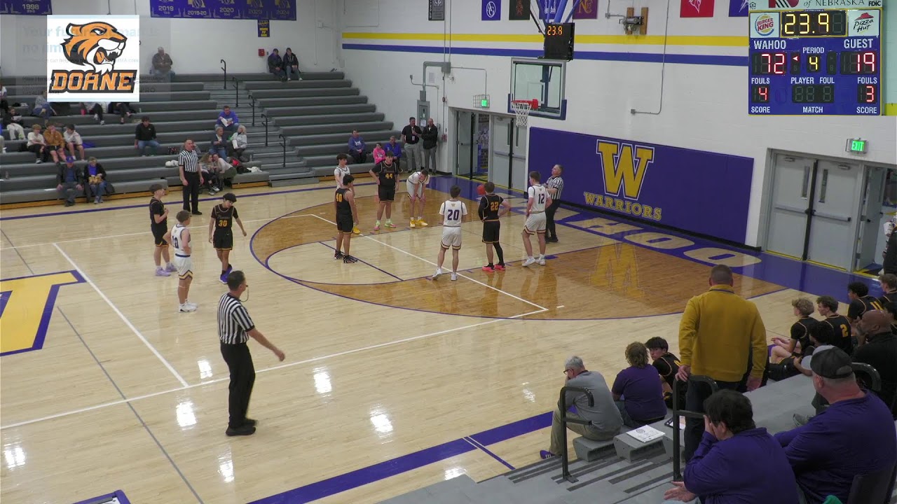 Varsity Boys Basketball Round 1 Wahoo vs Neb City 1-26-26