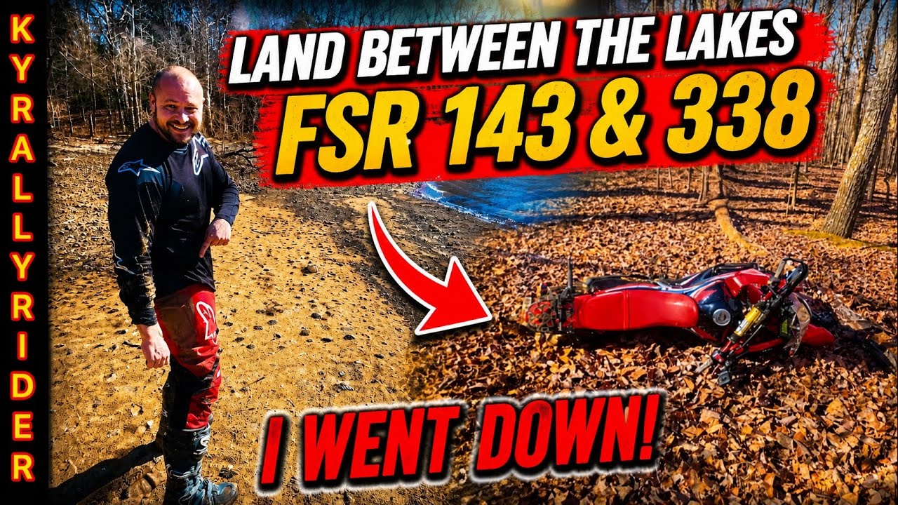 Land Between the Lakes FSR 143 & 338 - Honda CRF300L Rally