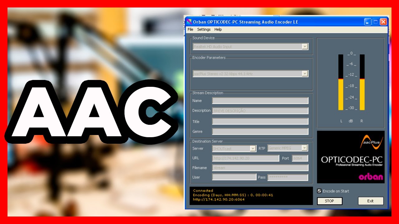 ✅✅Emitir en CALIDAD AAC // 🔴Emitir RADIO ONLINE GRATIS🔴 / 👉👉OPTICODE Encoder GRATIS para RADIO FULL