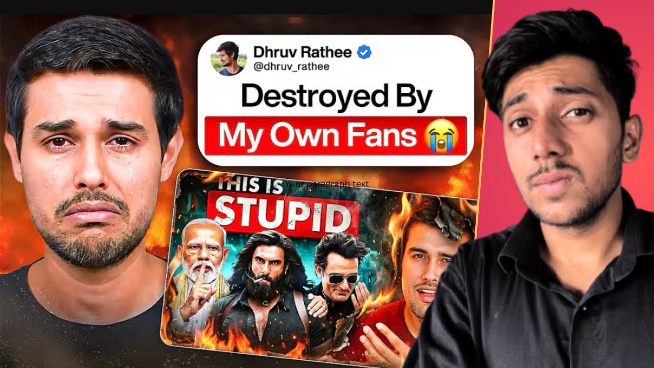 HOW DHRUV RATHEE ROASTED BY HIS OWN FANS🥴