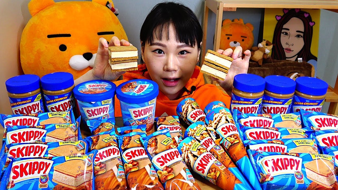 극강의 단짠 스키피 아이스크림 먹방 Mukbang