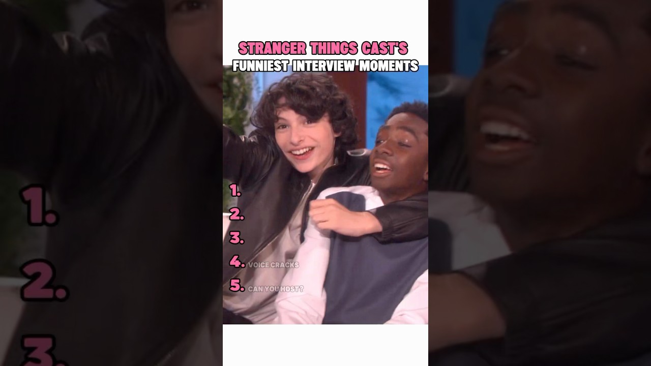 Stranger Things Cast's Funniest Interview Moments.#StrangerThings5 #MillieBobbyBrown #FinnWolfhard
