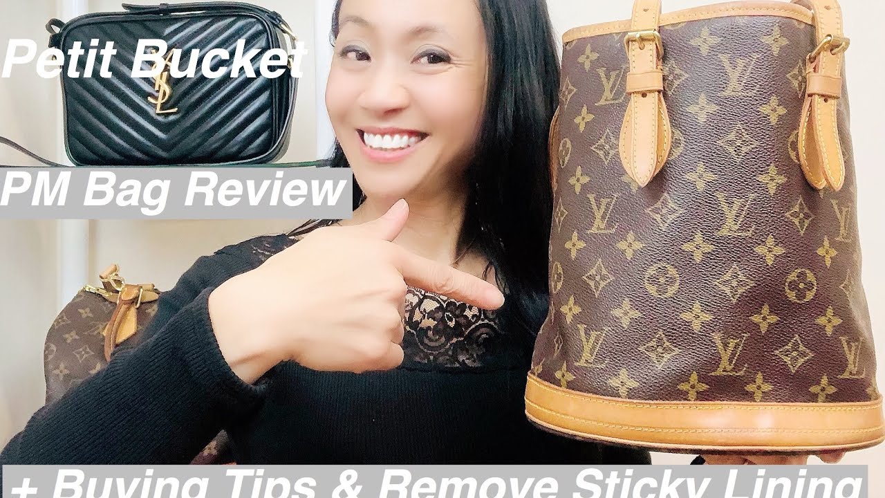 Part 1: Louis Vuitton Vintage Petite Bucket Bag Review, Preloved Buying Tips & Remove Sticky Lining