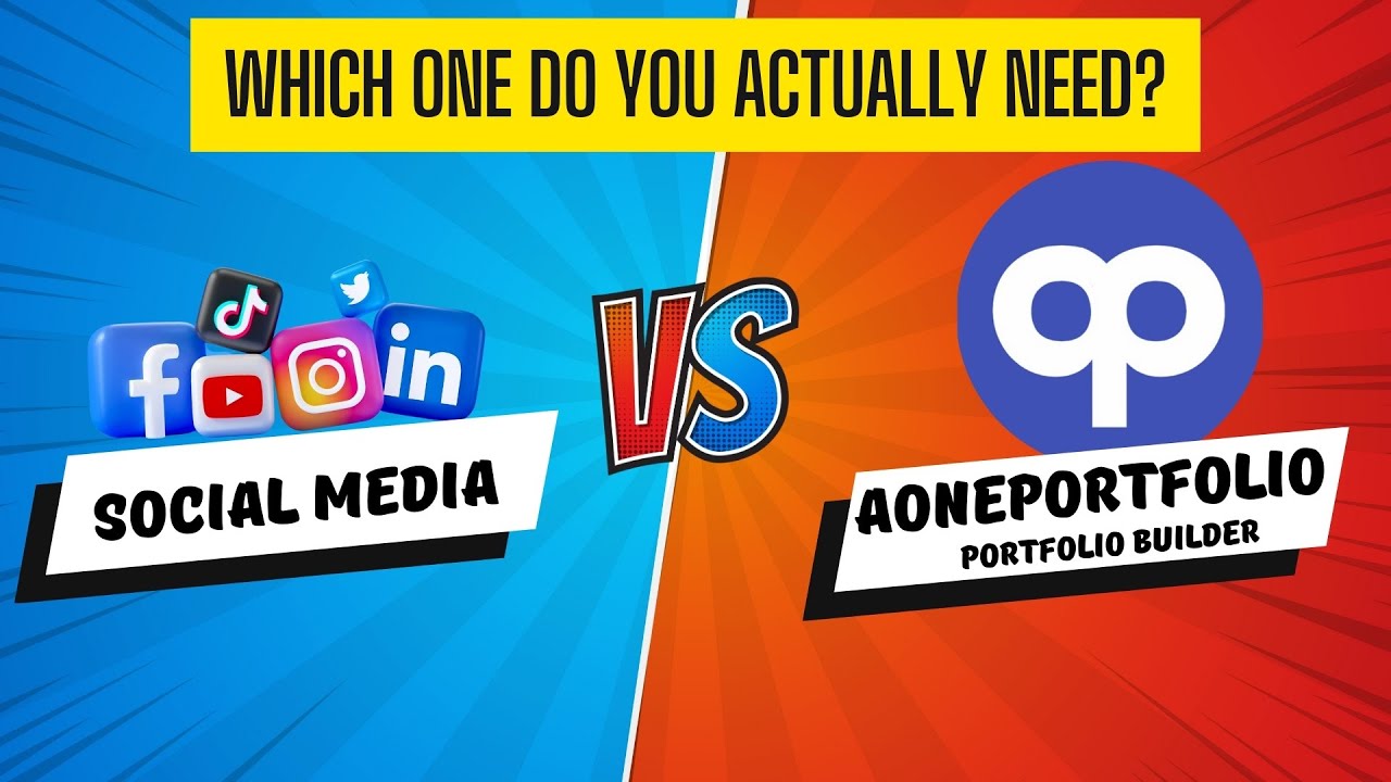 ⚠️ Are You Making a Huge Mistake? Portfolio Website vs. Social Media &ndash; Which One Do You Need?