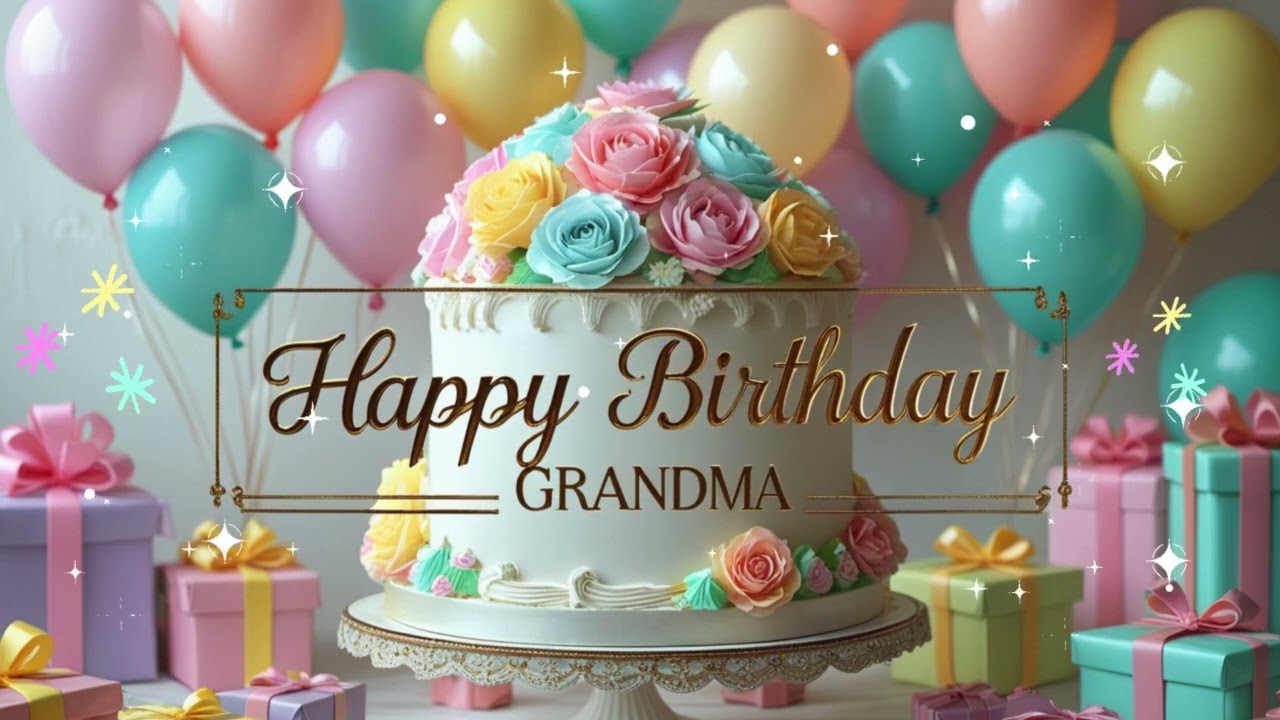 Happy Birthday Grandma Gorgeous Birthday Graphics Birthday Song For Grandmother B-day