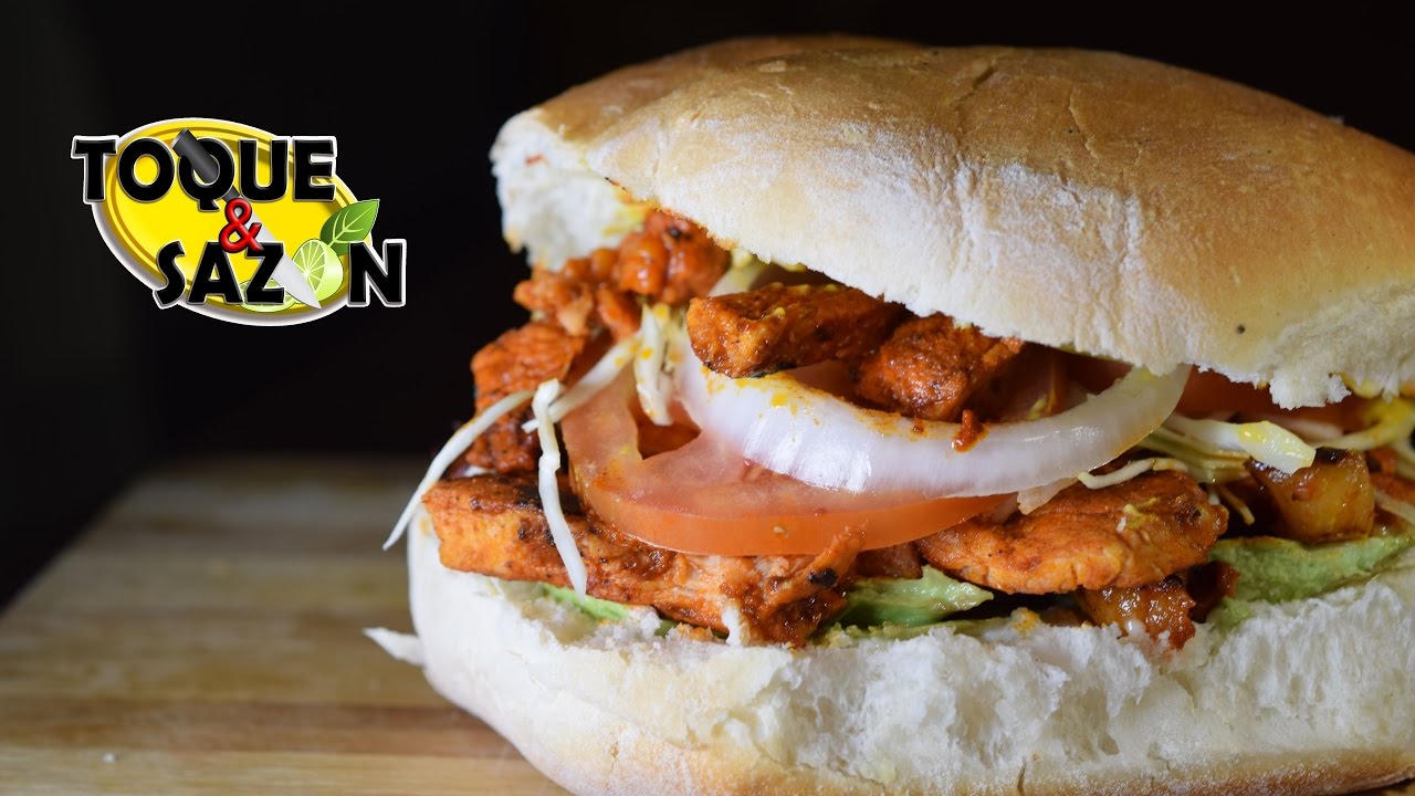 Lonche/torta de Adobada “paso a paso” (Toque y Sazón) Comarca Lagunera
